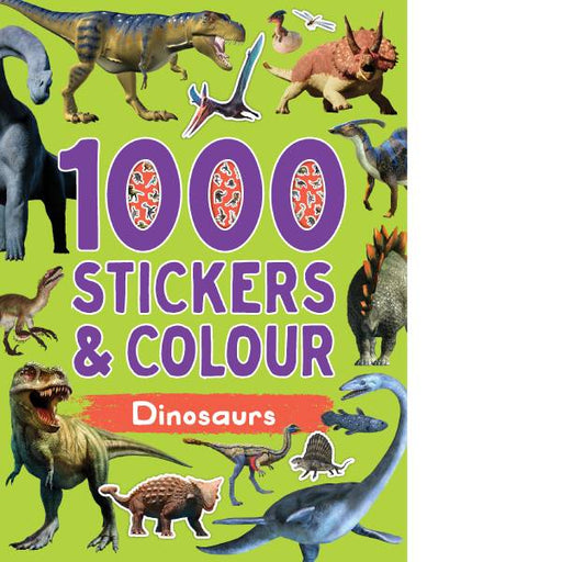 1000 Stickers & Colour - Dinosaurs