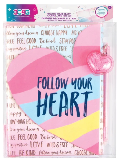 3C4G Follow Your Heart Journal and Pen Set