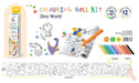 Haku Yoka Colouring Roll Kit - Dino World