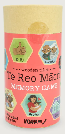 Moana Rd Te Reo Maori Wooden Memory Game