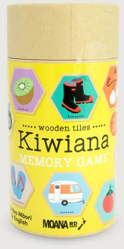 Moana Rd Kiwiana Wooden Memory Game