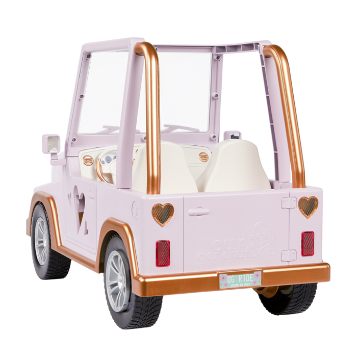 Our Generation My Way & Highway 4x4 Jeep (Light Pink)