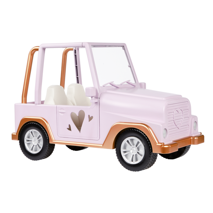Our Generation My Way & Highway 4x4 Jeep (Light Pink)