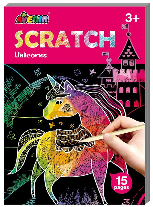 Avenir On the Go Scratch Art Unicorns_Grandpas Toys Geraldine