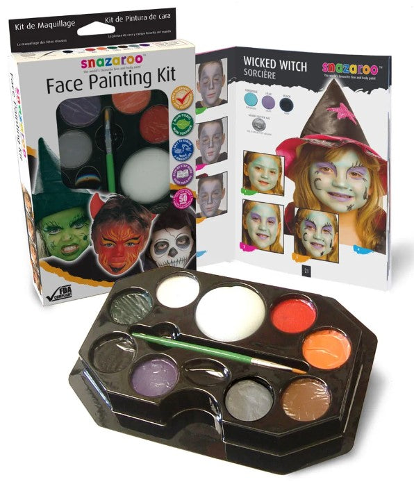 Snazaroo face paints not only allow you to look great but are safe and easy to use.