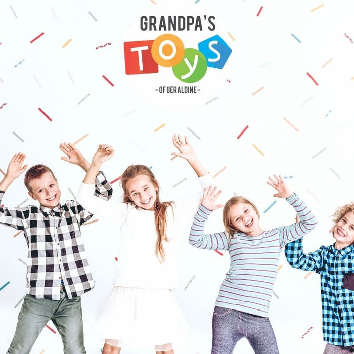 Children have fun with Grandpas Toys Independent NZ Toy shop