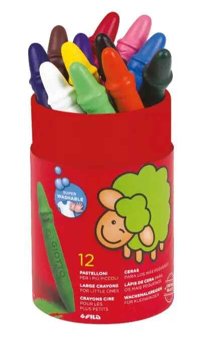 12 Pack Easy Grip Crayons - Grandpas Toys Geraldine 