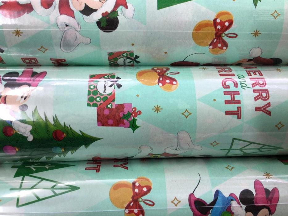 Minnie Mouse Christmas Wrapping Paper - Merry and Bright