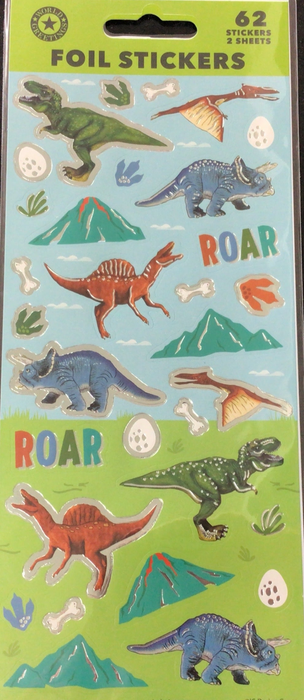Stickers Foil Dinosaurs