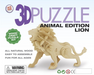 3D Wooden Animal Puzzle - Lion_Grandpas Toys