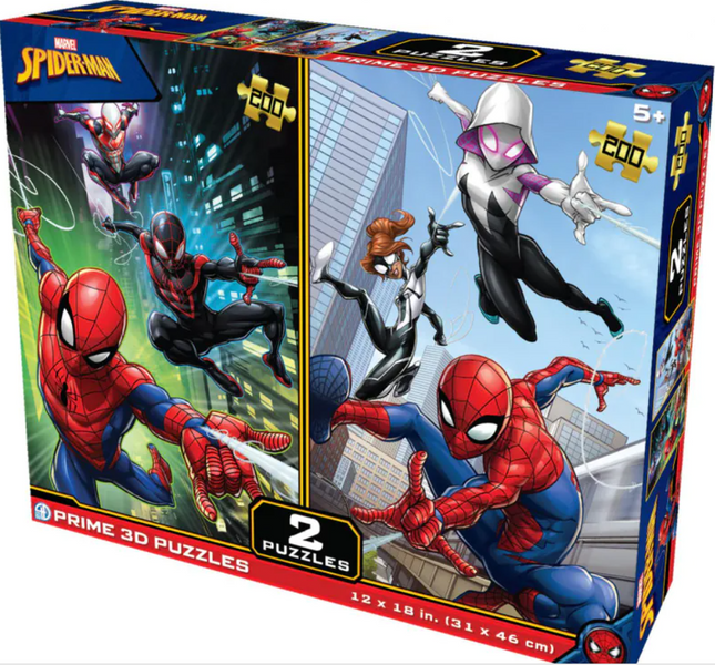 Marvel Value Pack 3D Puzzle 300pc - Spiderman - Grandpas Toys Geraldine