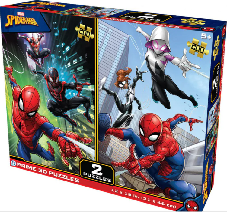 Prime 3d 3D Marvel Spiderman 300 Pieces Puzzle Clear