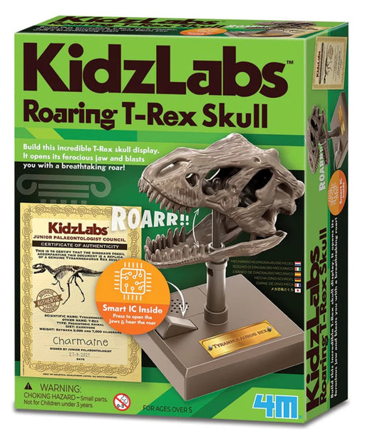 KidzLabs Roaring T-Rex Skull