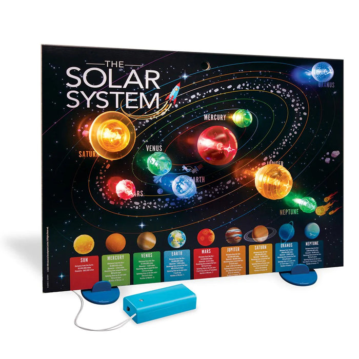 KidzLabs 3D Solar System Light-Up Poster