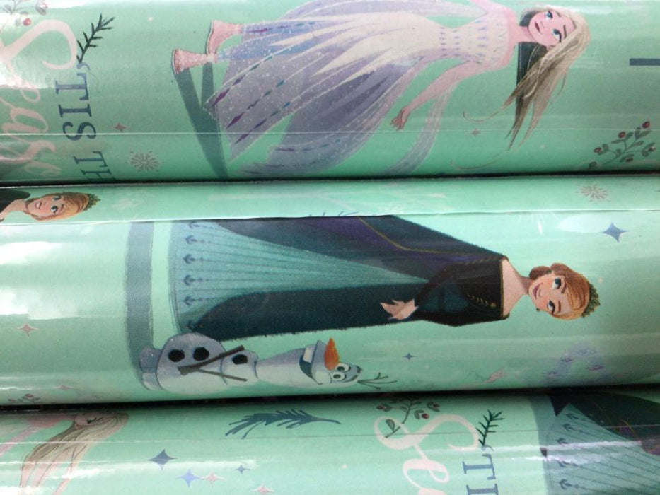 Frozen Christmas Wrapping Paper - Tis the Season