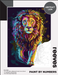 Jasart Paint by Numbers Abstract Lion