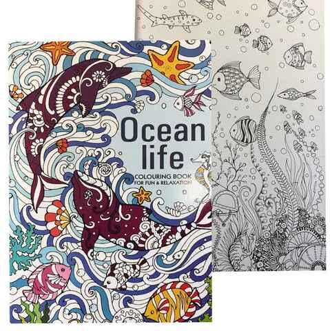 Ocean Life Coloring Book - Grandpas Toys Geraldine 