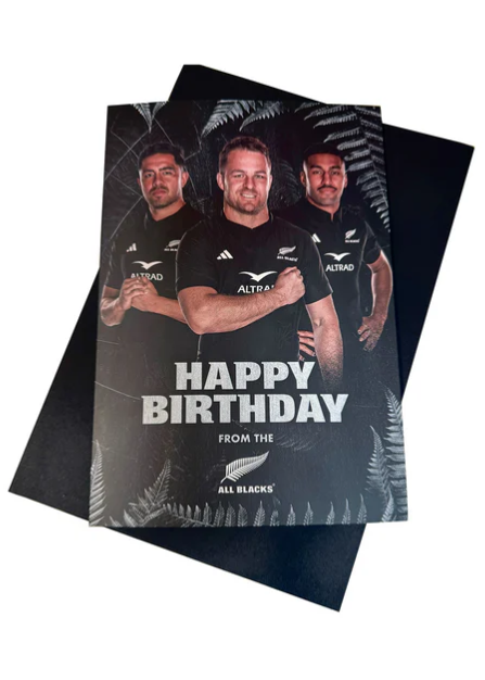 All Blacks Happy Birthday Card