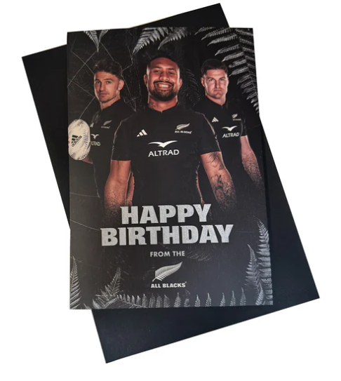 All Blacks Happy Birthday Card