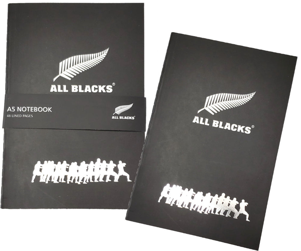 All Blacks A5 Notebook - Grandpas Toys Geraldine