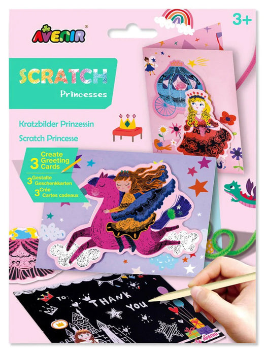 Avenir Scratch Greeting Cards - Princess