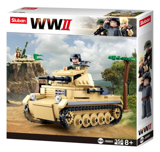 Sluban WW2 TANK PANZER 2 C16