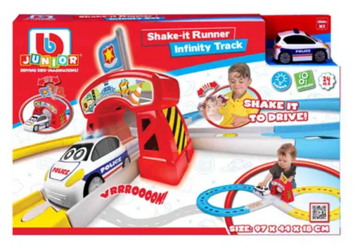 BB Junior Shake it Runner Infinity Track - Emergency Vehicles