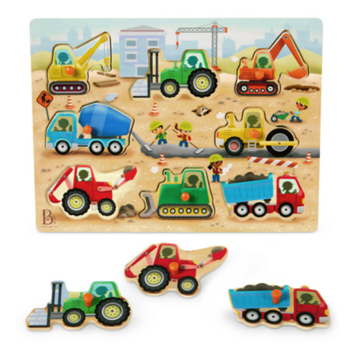 B.Toys Wooden Puzzle - Construction