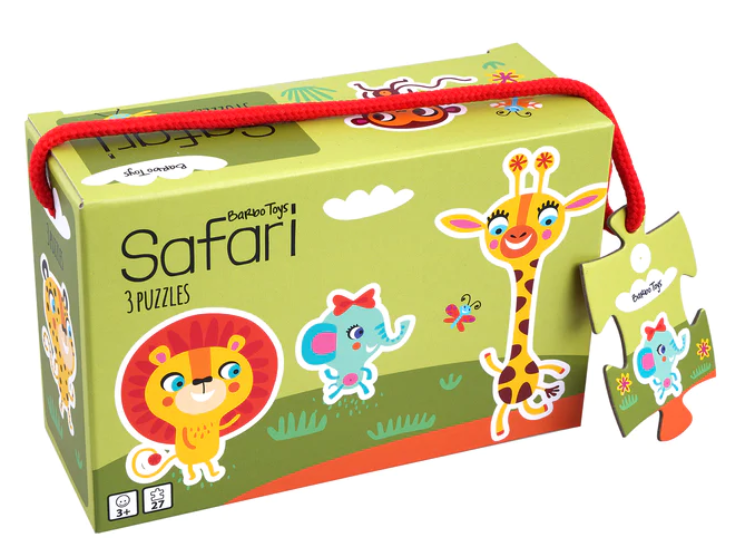 Barbo Toys 3 Safari Puzzles