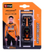 McLaren MCL39 model car in packaging with driver image on orange background