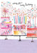 Birthday Card - Happy Birthday Cakes