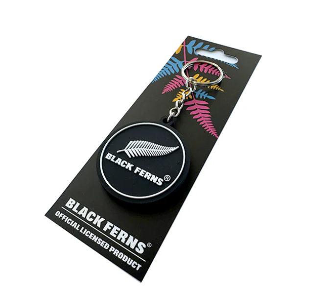 Black Ferns Key Ring - Round (Black)