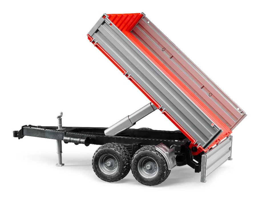 Bruder Tipping Trailer - Red/Grey