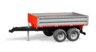 Bruder Tipping Trailer - Red/Grey