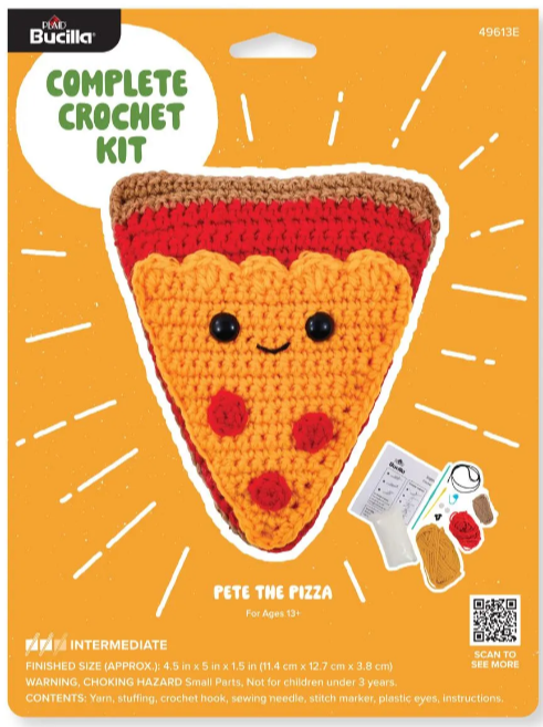 Bucilla Amigurumi Kite - Pete the Pizza