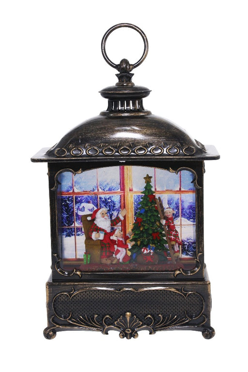 Cotton Candy Lantern - Magical Christmas Musical Lantern Santa & Mrs Claus