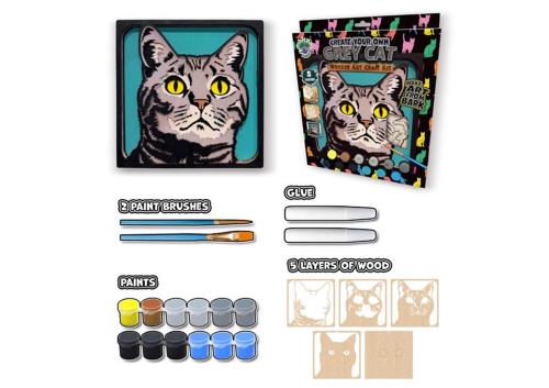 Cat Wood Art - Grandpas Toys Geraldine 
