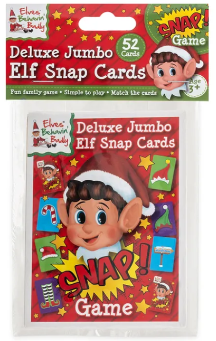 Christmas Deluxe Jumbo Elf Snap Cards