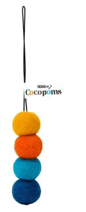 Moana Rd Coco Poms - Orange