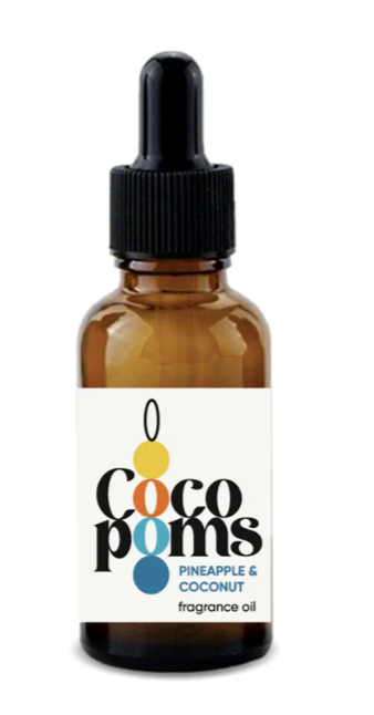 Moana Rd Coco Poms Oil - Orange - Pineapple Coconut