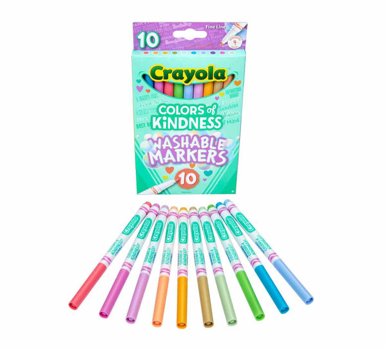 Crayola Colours of Kindness Washable Markers (10)