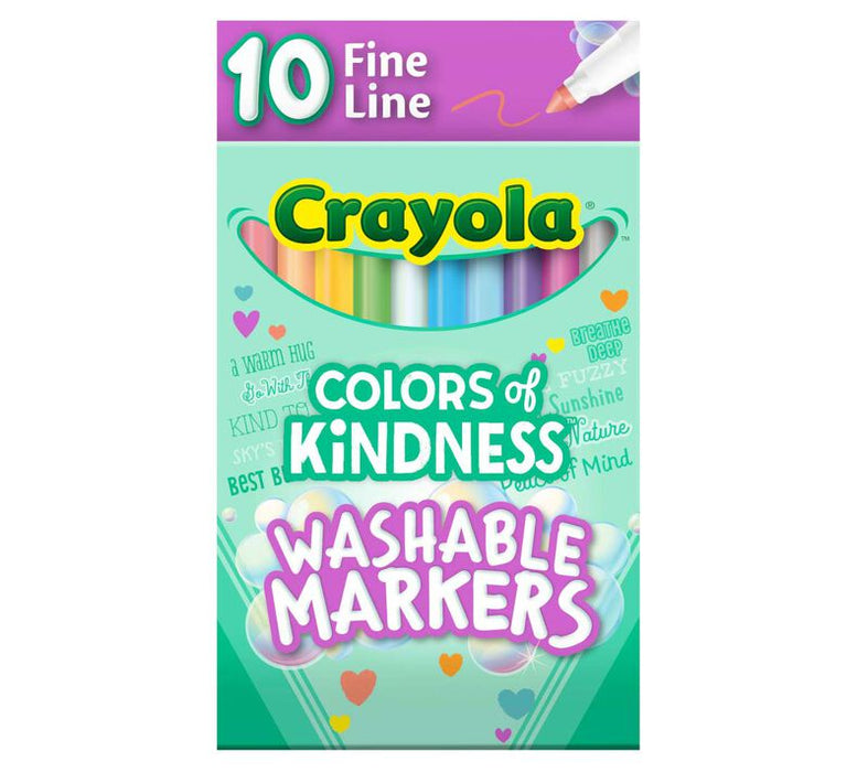 Crayola Colours of Kindness Washable Markers (10)