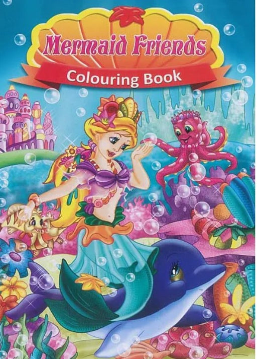 Colouring Book Mermaid Friends