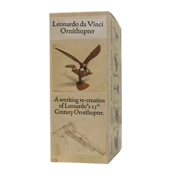 Leonardo da Vinci Ornithopter Miniature a working re-creation of Leonardo's 15th Century Ornithopter