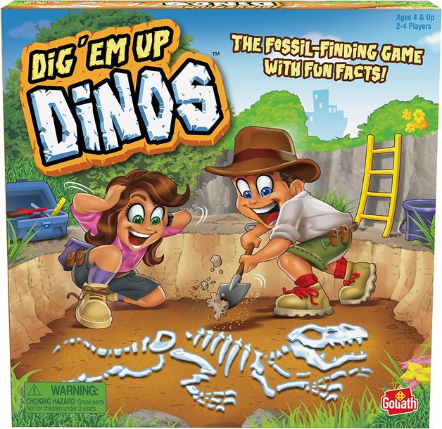Dig 'em Up Dinos Board Game