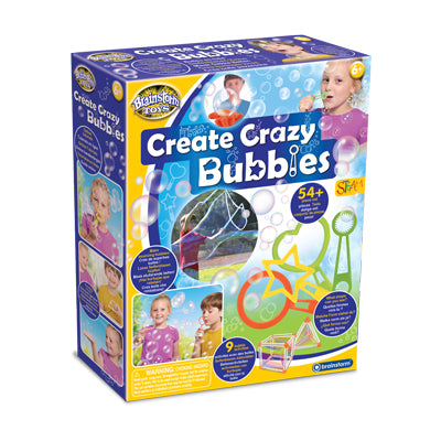 Lehmann's Create Crazy Bubbles toy set packaging on a white background