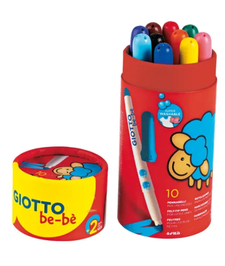 Giotto Be-Be Felt Tip Pens (10)