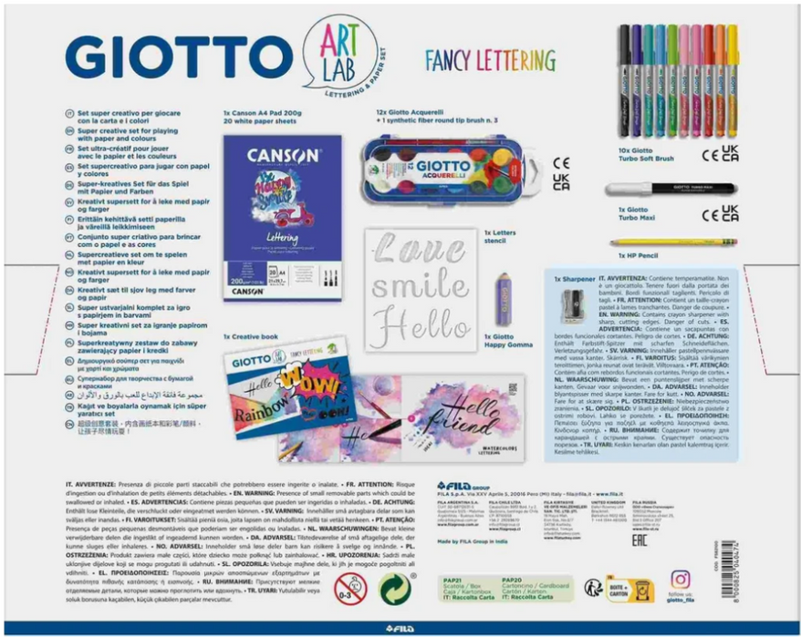 Giotto Fancy Lettering Set