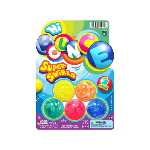 Hi Bounce Super Swirl Balls (5pc)