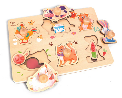 Hape Wooden Farmyard Layer Puzzle